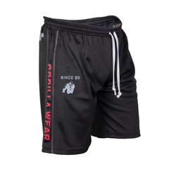Спортивные мужские шорты  Functional Shorts (Black/Red) Gorilla Wear   MhS-791 фото