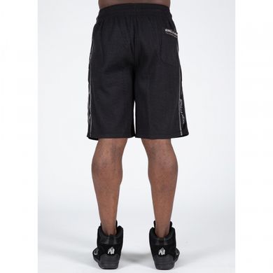 Спортивные мужские шорты  Buffalo Old School Shorts (Black/Gray) Gorilla Wear    SSh-330 фото