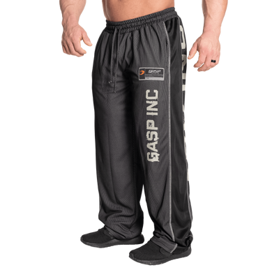 Спортивные мужские штаны No1 mesh pant (Black) Gasp MhP-906 фото