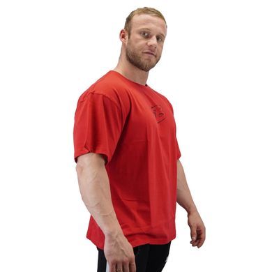 Спортивная мужская футболка T-Shirt "Hungry" (red/black) Brachial F-104 фото
