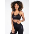 Gorilla Wear Quincy Seamless Bra (Black) женский спортивный топ для фитнеса.