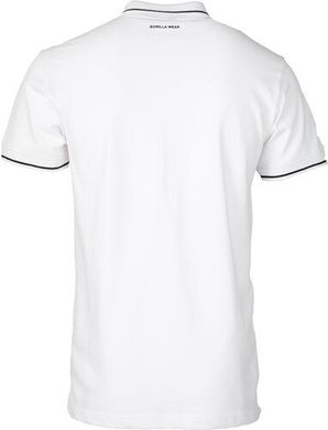 Спортивная мужская футболка Delano Polo (White) Gorilla Wear   FP-77 фото