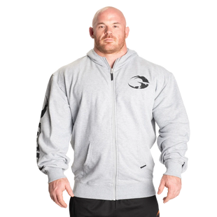 Gasp Original Classic Hood (Light Grey Melange) спортивна  чоловіча худі  для бодібілдингу. 1506 фото