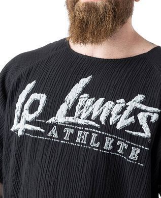 Legal Power Rag Top LpLimits Crinkle Muslin (Black) спортивна чоловіча футболка для бодібілдбингу. F-1456 фото