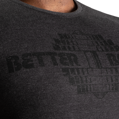Спортивная мужская футболка Recruit Tee (Dark Grey) Better Bodies  F-768 фото