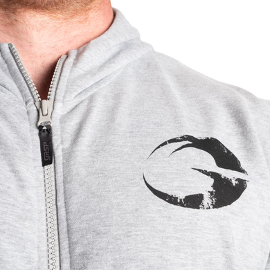 Gasp Original Classic Hood (Light Grey Melange) спортивна  чоловіча худі  для бодібілдингу. 1506 фото