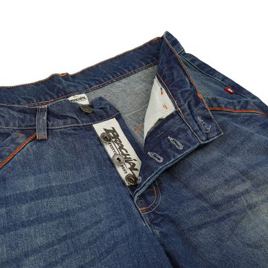 Джинсові чоловічі штани "King" Jeans (wash blue)  Brachial DJ-832 фото