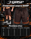 Gasp Basketball Shorts (Black/Flame) спортивні чоловічі шорти для бодібілдингу. BSh-1431 фото 6
