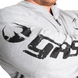 Gasp Original Classic Hood (Light Grey Melange) спортивна  чоловіча худі  для бодібілдингу. 1506 фото 5