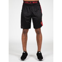 Спортивные мужские шорты  Atlanta Shorts (Black/Red) Gorilla Wear   MhS-1023 фото