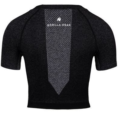 Спортивний жіночий топ Selah Seamless Top  (Black) Gorilla Wear ScT-826 фото