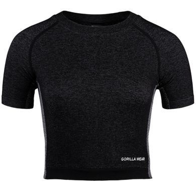 Спортивний жіночий топ Selah Seamless Top  (Black) Gorilla Wear ScT-826 фото