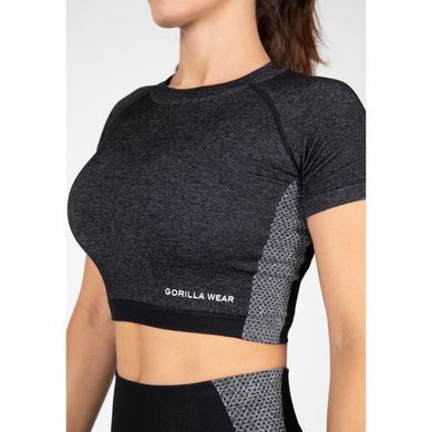 Спортивний жіночий топ Selah Seamless Top  (Black) Gorilla Wear ScT-826 фото