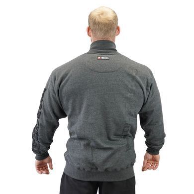 Спортивна чоловіча кофта Zip-Sweater "Gym" (darkgrey/black) Brachial ZSw-1146 фото