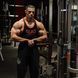 Gasp Ribbed T-back (Black/Flame) спортивная майка для бодибилдинга. M-295 фото 6