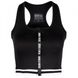 Спортивный женский топ Mesa Zip Crop Top (Black) Gorilla Wear Tj-108 фото 3