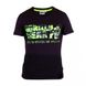 Спортивная мужская футболка Sacramento T-Shirt (Black/Lime) Gorilla Wear    F-286 фото 1