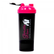Спортивный женский шейкер Shaker Compact (Black/Pink) Gorilla Wear ShS-145 фото 2