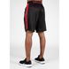 Спортивные мужские шорты  Atlanta Shorts (Black/Red) Gorilla Wear   MhS-1023 фото 3