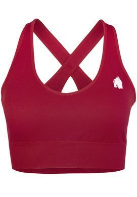 Gorilla Wear Hilton Seamless Bra (Red) женский спортивный топ для фитнеса. Tj-131 фото