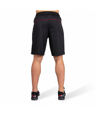 Спортивные мужские шорты Branson Shorts (Black/Red) Gorilla Wear   SH-820 фото