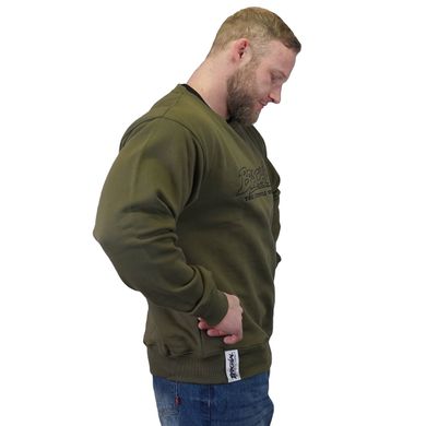 Спортивний чоловічий светр Sweatshirt "Gain" (military green) Brachial SwS-952 фото