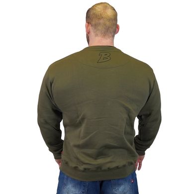Спортивний чоловічий светр Sweatshirt "Gain" (military green) Brachial SwS-952 фото