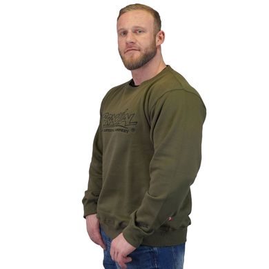 Спортивный мужской свитер Sweatshirt "Gain" (military green) Brachial SwS-952 фото