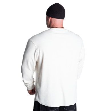 Gasp G.U.I Thermal LS (Off White) спортивный мужской свитер для бодибилдера Th-171 фото