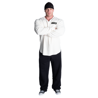 Gasp G.U.I Thermal LS (Off White) спортивный мужской свитер для бодибилдера Th-171 фото