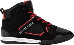 Troy High Tops (Black/Red), 36