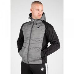 Спортивная мужская куртка Felton Jacket (Gray/Black) Gorilla Wear JSp-981 фото
