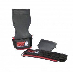 Gorilla Wear  Lifting Grips (Black) спортивні унісекс утримувачі для бодібілдингу LG-228 фото