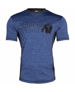 Спортивная мужская футболка Austin T-shirt (Navy/Black ) Gorilla Wear (USA) F-265 фото