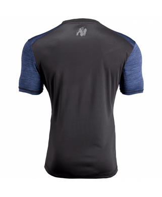 Спортивная мужская футболка Austin T-shirt (Navy/Black ) Gorilla Wear (USA) F-265 фото