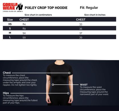 Спортивний жіночій топ Pixley Crop Top (Gray) Gorilla Wear  CrT-34 фото