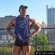 Gorilla Wear Lawrence Hooded (Navy) спортивна чоловіча безрукавка для бодібілдингу M-91 фото 5