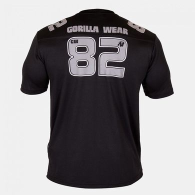 Спортивная мужская футболка Fresno T-shirt (Black/Gray) Gorilla Wear F-565 фото