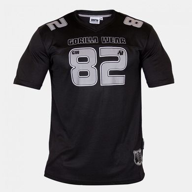 Спортивна чоловіча футболка Fresno T-shirt (Black/Gray) Gorilla Wear F-565 фото