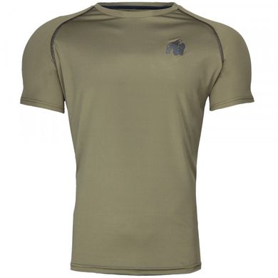 Спортивна чоловіча футболка Performance T-shirt (Army Green) Gorilla Wear F-924 фото