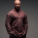Explosive Fibres "Top Stitch" Waffle Pump Cover Hoodie (Cranberry) спортивна чоловіча худі для бодібілдингу. MH-1547 фото 1