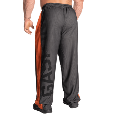 Спортивные мужские штаны No1 mesh pant (Black:Flame) Gasp MhP-908 фото