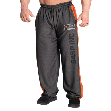 Спортивные мужские штаны No1 mesh pant (Black:Flame) Gasp MhP-908 фото