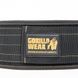 Спортивный мужской пояс 4 Inch Nylon Belt (Black/Gold) Gorilla Wear Pt-1135 фото 2