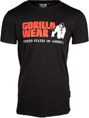 Спортивна чоловіча футболка Classic T-shirt (Black) Gorilla Wear F-113 фото