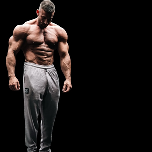 Explosive Fibres Stretch Thermal Waffle Pant (Alloy Grey) спортивные мужские штаны для бодибилдинга. SwP-1331 фото