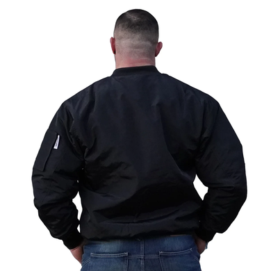 Спортивна чоловіча куртка Flight Jacket "Sign" (black) Brachial Bs-978 фото