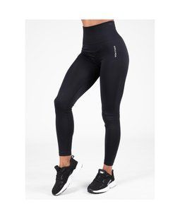 Спортивные женские леггинсы Quincy Seamless Leggings (Black) Gorilla Wear SjL-1093 фото