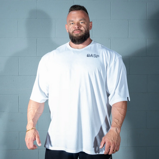 Gasp Rep Iron Tee (White) спортивная мужская футболка для бодибилдинга. F-1499 фото