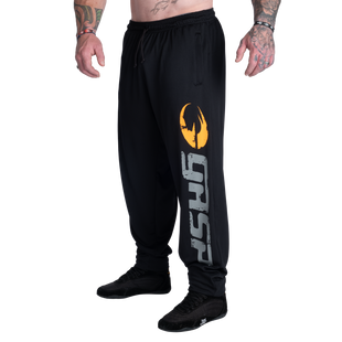 Gasp Old School Baggy Mesh Pant (Black) мужские спортивные штаны для бодибилдеров. SwP-1294 фото
